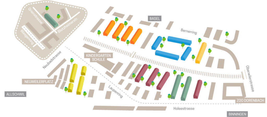 Äussere Bachletten - Quartierplan